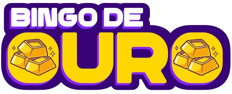 Bingo de Ouro - Logo dourada animada
